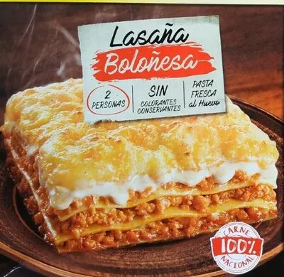 Lasaña Boloñesa y Lasaña de Champiñones y Boletus La Cocinera 500 g, code 8434702000839