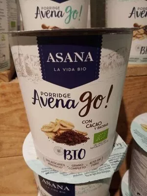 Porridge Avena Go Cacao y Baobab asana , code 8434715180504