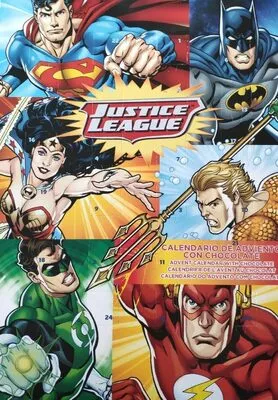 Justice League Calendario de adviento con chocolate Dekora , code 8435035229034