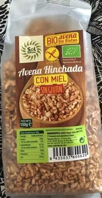 Avena Hinchada con Miel  , code 8435037800620