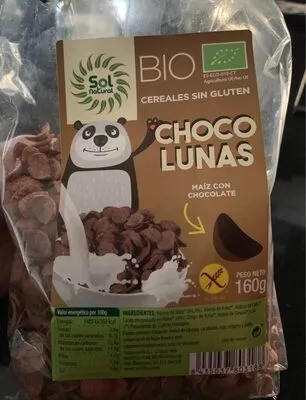 Choco Lunas Sol Natural 160 g, code 8435037803188