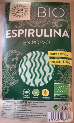 Espirulina  125 g, code 8435037817918