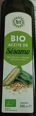 Bio aceite de sésamo Sol Natural , code 8435037840664