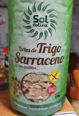 Tortas de trigo sarraceno - sarazin Sol Natural 100 g, code 8435037840848