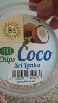 Chips Coco Sri lanka Sol Natural 60 g, code 8435037870074