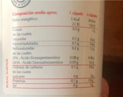 Omega 3 aceite de salmón  , code 8435041036855