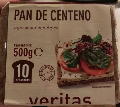 Pan de centeno Veritas 500 g, code 8435173001066