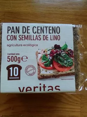 Pan de centeno con semillas  de lino  500 g, code 8435173001103