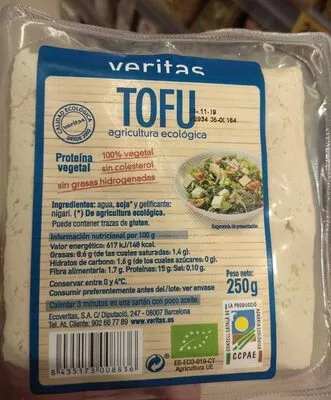 Tofu Veritas 250 g, code 8435173008836