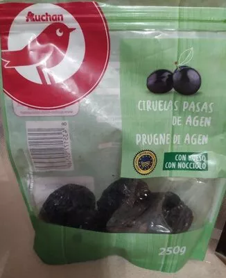 Ciruelas pasas Auchan , code 8435177057489