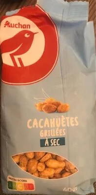 Cacahuètes grillées à sec Auchan , code 8435177059872