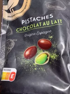 Pistaches chocolat au lait Auchan , code 8435177061134