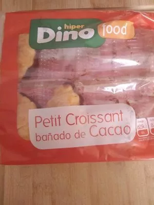 Petit Croissant bañado de Cacao Hiper Dino , code 8435382804434