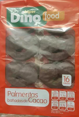 Palmeritas bañadas de Cacao  , code 8435382808890