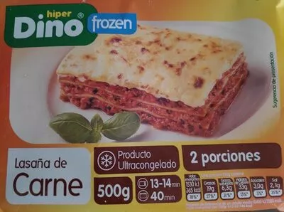 Lasaña de carne Hiper Dino 500 g, code 8435382812354