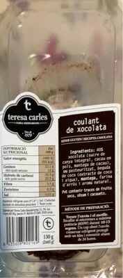 Coulant de Xocolata teresa carles , code 8435608802169