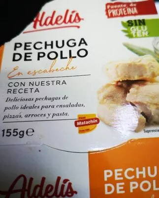 Pechuga de pollo en escabeche aldelis 155 g, code 8436000461145