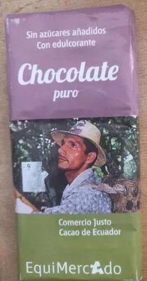 Chocolate puro comercio justo Equimercado 85 g, code 8436003920700