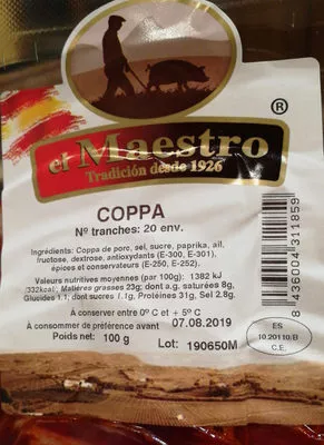 Capçal De Llom Subirats el Maestro 100g, code 8436004311859