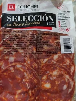 Chorizo bocata El Conchel 90 g, code 8436007414335