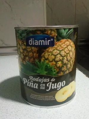 Piña en su jugo Diamir 490gr, code 8436007951816