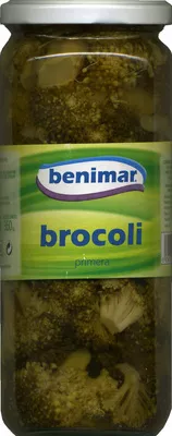 Brocoli primera Benimar 660 g (neto), 360 g (escurrido), 720 ml, code 8436008202139