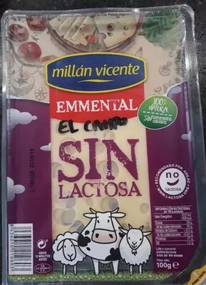 Emmental sin lactosa Millán Vicente , code 8436010210603