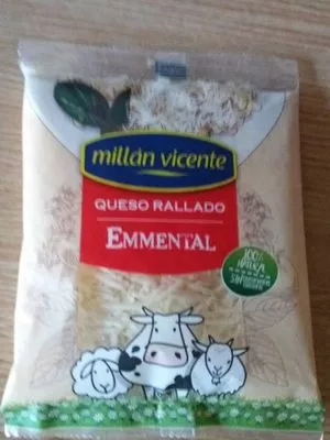 Queso rallado Emental Millán Vicente , code 8436010216360