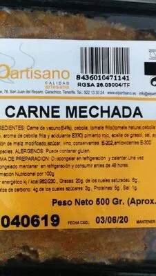 Carne mechada El Partisano , code 8436010471141