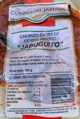 Chorizo  200 g, code 8436011691128