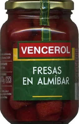 Fresa en almibar ligero Vencerol 700 g (neto), 300 g (escurrido), 720 ml, code 8436012961060