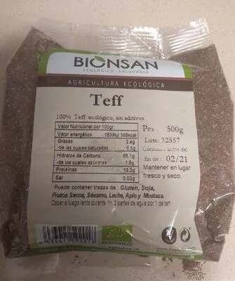 Teff, ecológico Bionsan , code 8436015592018