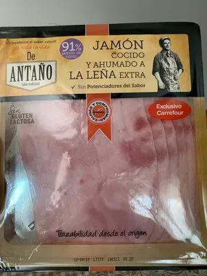 Jamon cocido y ahumado a la leña extra de antaño , code 8436018475509