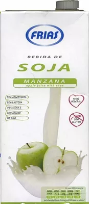 Bebida de soja con zumo de manzana Frías 1 l, code 8436019099759