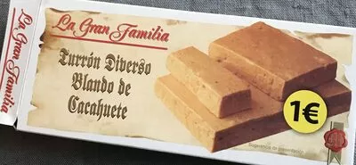 Turrón diverso blando de cacahuete La gran familia 150g, code 8436025203331