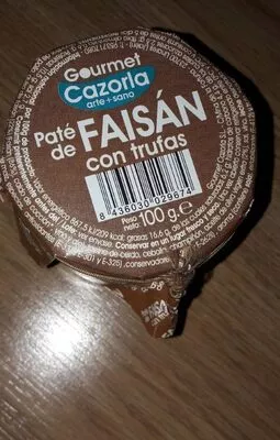 Pate de FAISÁN con trufas  100 g, code 8436030029674