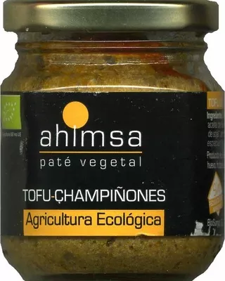 Paté vegetal con tofu y champiñones Ahimsa 125 g, code 8436033361238