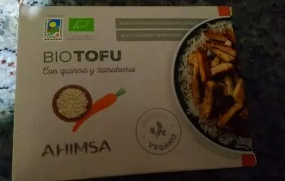 Bio Tofu con quinoa i zanahoria Ahimsa , code 8436033362228