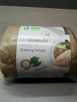 Bio burger vegetal quinoa y borraja Ahimsa , code 8436033363065