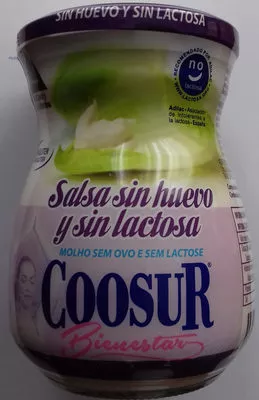 Salsa sin huevo y sin lactosa Coosur 450 ml, code 8436033825266