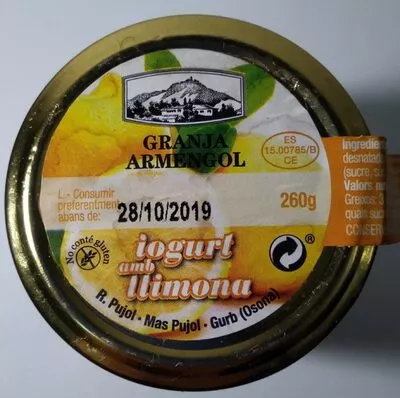 Iogurt Llimona Granja Armengol 260 g, code 8436037000089