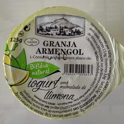 Iogurt Llimona Granja Armengol 125 g, code 8436037000843