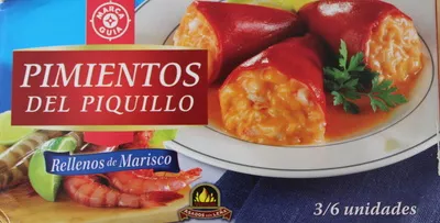 Pimientos rellenos de marisco Marca Guía 3 à 6 unités, 250mL, 240g, code 8436039744561