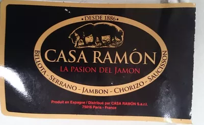 Saucisse sèche pur porc sans gluten Casa ramón 175 g, code 8436045041708