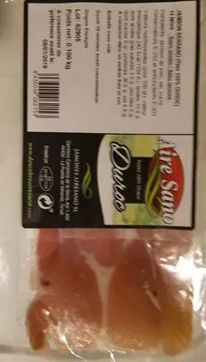 Jambon serrant (père 100% Duroc) Aire Sano Duroc 100 g, code 8436046062153