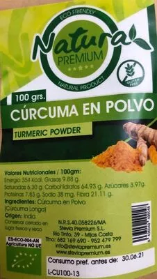 Curcuma en polvo  , code 8436049499048