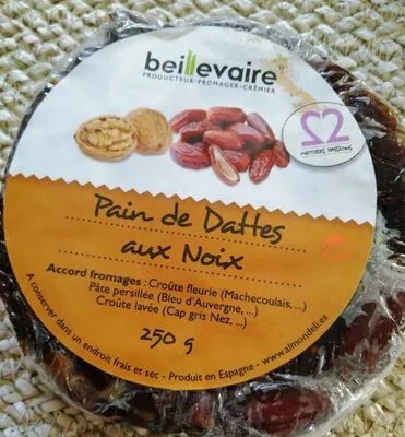 Pain de dattes aux noix Beillevaire , code 8436536120530