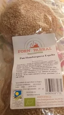 Pan Hamburguesa Espelta  , code 8436541871731