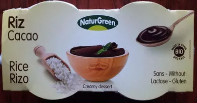 Dessert de riz au cacao NaturGreen 250 g, code 8436542190558