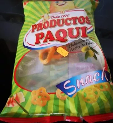 Snak productos paqui , code 8436542690133